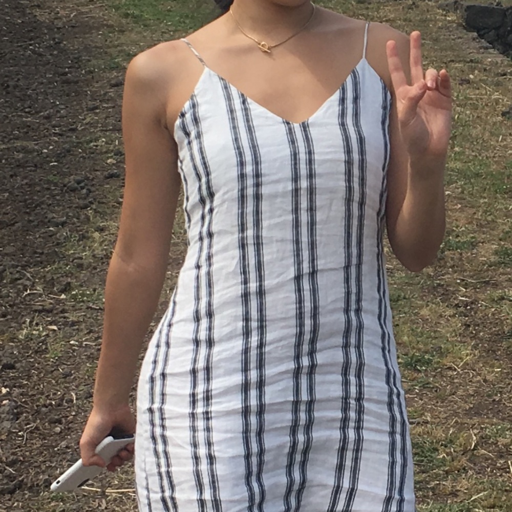 Reformation Linen Midi Dress